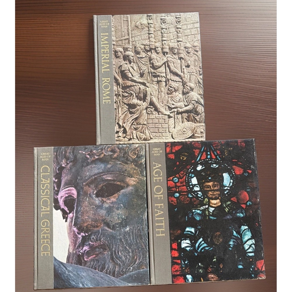 Great Ages of Man 3 Books Classical Greece, Imperial Rome, Age of Faith